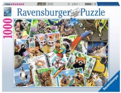 RAVENSBURGER -  A TRAVELER'S ANIMAL JOURNAL (1000 PIECES)