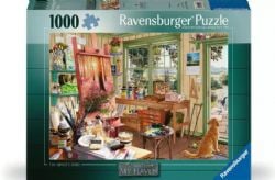 RAVENSBURGER -  ARTIST'S SHED (1000 PIECES) -  MY HAVEN #11