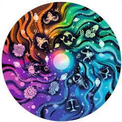 RAVENSBURGER -  ASTROLOGY (500 PIECES) -  CIRCLE OF COLORS