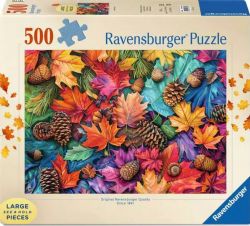 RAVENSBURGER -  AUTUMN RICHES (500 PIECES) -  LARGE PIECES