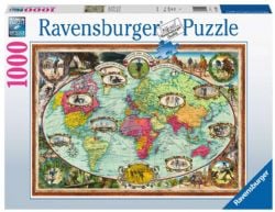 RAVENSBURGER -  BICYCLE RIDE AROUND THE WORLD (1000 PIECES)