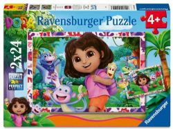 RAVENSBURGER -  DORA THE EXPLORER (2X24 PIECES) -  DORA THE EXPLORER