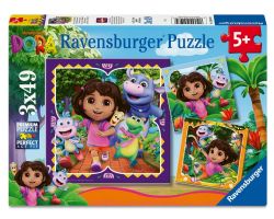 RAVENSBURGER -  DORA THE EXPLORER (3X49 PIECES) -  DORA THE EXPLORER