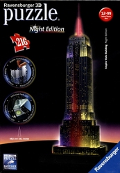 RAVENSBURGER -  EMPIRE STATE BUILDING (216 PIECES) -  NIGHT EDITION