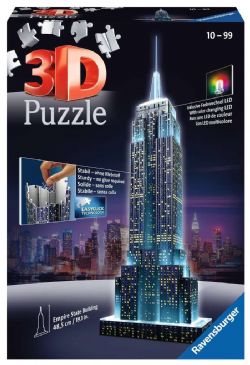 RAVENSBURGER -  EMPIRE STATE BUILDING (216 PIECES) -  NIGHT EDITION