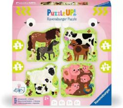 RAVENSBURGER -  FARM ANIMALS (4/6/8/10 PIECES) -  PUZZLE UP!