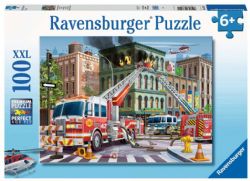 RAVENSBURGER -  FIRE TRUCK RESCUE (100 PIECES)