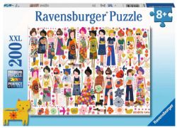 RAVENSBURGER -  FLOWERS AND FRIENDS (200 PIECES XXL) - 8+