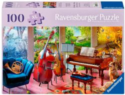 RAVENSBURGER -  FOUR SEASONS IN MUSIC (100 PIECES XL) -  FEEL WELL