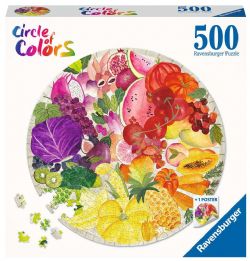RAVENSBURGER -  FRUITS AND VEGETABLES (500 PIECES) -  CIRCLE OF COLORS