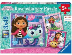 RAVENSBURGER -  GABBY'S DOLLHOUSE (3X49 PIECES) -  GABBY'S DOLLHOUSE