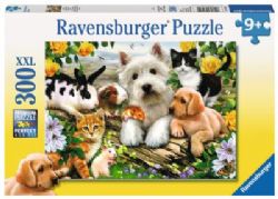 RAVENSBURGER -  HAPPY ANIMAL BUDDIES (300 XXL PIECES) - 9+ -  XXL PIECE