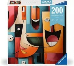 RAVENSBURGER -  HAPPY CUBISM (300 PIECES) -  PUZZLE MOMENTS