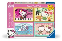 RAVENSBURGER -  HELLO KITTY (4 X 100 PIECES) -  HELLO KITTY