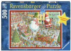 RAVENSBURGER -  HERE COMES CHRISTMAS! (500 PIECES)