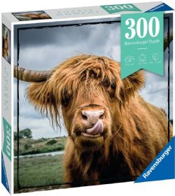 RAVENSBURGER -  HIGHLAND CATTLE (300 PIECES ) -  PUZZLE MOMENT