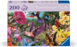 RAVENSBURGER -  HUMMINGBIRDS AND BUTTERFLIES (200 PIECES XL) -  FEEL WELL