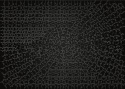 RAVENSBURGER -  KRYPT BLACK (736 PIECES)