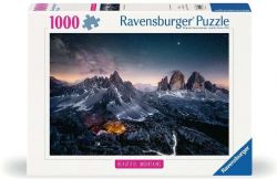 RAVENSBURGER -  LES TRE CIME DI LAVAREDO, DOLOMITES (1000 PIECES) -  BEAUTIFUL MOUNTAINS