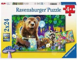 RAVENSBURGER -  LOVABLE WOODLAND FRIENDS (2X24 PIECES)