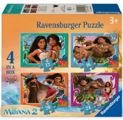 RAVENSBURGER -  MOANA 2 - 4 PUZZLES (12/16/20/24 PIECES) -  DISNEY