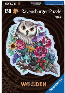 RAVENSBURGER -  MYSTERIOUS OWL (150 PIECES) -  WOODEN