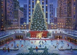 RAVENSBURGER -  NEW-YORK CITY CHRISTMAS (1000 PIECES) -  CHRISTMAS COLLECTION