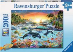 RAVENSBURGER -  ORCA PARADISE (200 XXL PIECES) 8+ -  XXL PIECE