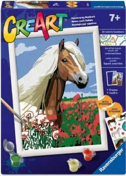 RAVENSBURGER -  PAINT BY NUMBERS - HAFLINGER (7