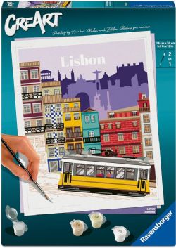 RAVENSBURGER -  PAINT BY NUMBERS - LISBON (10 X 12