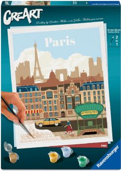 RAVENSBURGER -  PAINT BY NUMBERS - PARIS (10 X 12