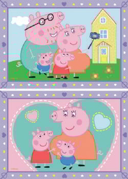 RAVENSBURGER -  PAINT BY NUMBERS - PEPPA PIG 2 IN 1 -  CREART