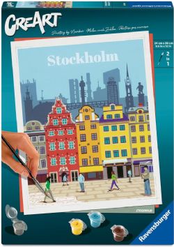 RAVENSBURGER -  PAINT BY NUMBERS - STOCKHOLM (10 X 12