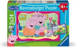 RAVENSBURGER -  PEPPA PIG (2X24 PIECES) -  PEPPA PIG