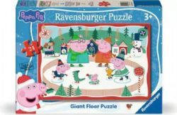 RAVENSBURGER -  PEPPA PIG  CHRISTMAS - GIANT FLOOR PUZZLE (24 PIECES) -  PEPPA PIG