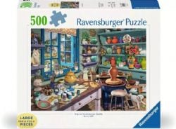 RAVENSBURGER -  POTTERY STUDIO SANCTUARY (500 PIECES)