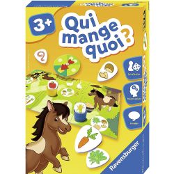RAVENSBURGER -  QUI MANGE QUOI?