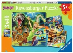 RAVENSBURGER -  SCOOBY DOO: 3 NIGHT FRIGHT (3X49 PIECES) - 5+