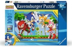 RAVENSBURGER -  SONIC, TAILS ET AMY (100 PIECES) -  SONIC THE HEDGEHOG