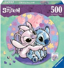 RAVENSBURGER -  STITCH - ROUND (500 PIECES) -  DISNEY