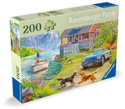 RAVENSBURGER -  SUMMER LAKE HOUSE (200 PIECES XL) -  FEEL WELL