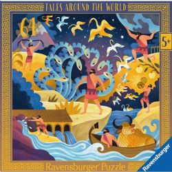 RAVENSBURGER -  THE TWELVE WORKS OF HERCULES (64 PIECES) -  TALES AROUND THE WORLD