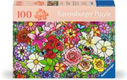 RAVENSBURGER -  TIFFANY FLOWERS (100 PIECES XL) -  FEEL WELL