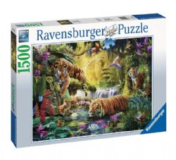 RAVENSBURGER -  TRANQUIL TIGERS (1500 PIECES)