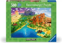 RAVENSBURGER -  WORLD OF MINECRAFT (500 PIECES) -  MINECRAFT