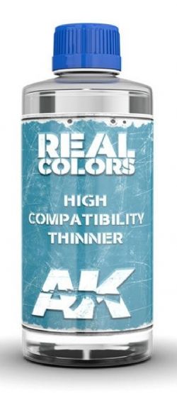 REAL COLORS -  HIGH COMPATIBILITY THINNER (200ML) -  AK INTERACTIVE