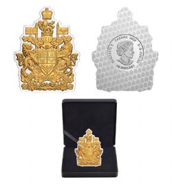 REAL SHAPES -  THE COAT OF ARMS -  2020 CANADIAN COINS 05