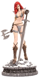 RED SONJA -  RED SONJA STATUE (11.5INCH) -  THE WOMEN OF DYNAMITE