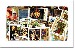 RELIGIONS -  125 ASSORTED STAMPS - RELIGIONS
