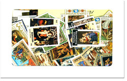 RELIGIONS -  200 ASSORTED STAMPS - RELIGIONS